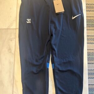Women's Nike Dri-Fit Blue Warm Up Pants, Size M, New with Tags.